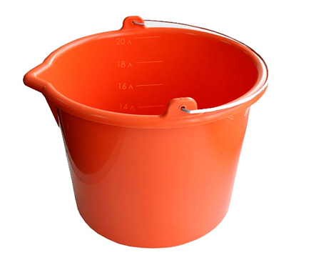 Ведро DECOR д/смесей 12л, ударопрочное, серия "PROFI" (15)