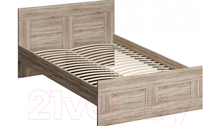 Кровать двойная СИРИУС 120х200 сонома RU