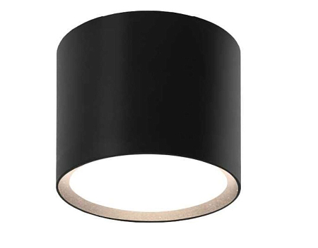 Накладной cветильник WOLTA BASIC WSL-GX53/01BL IP20 под лампу GX53 черный D82x70 (10)