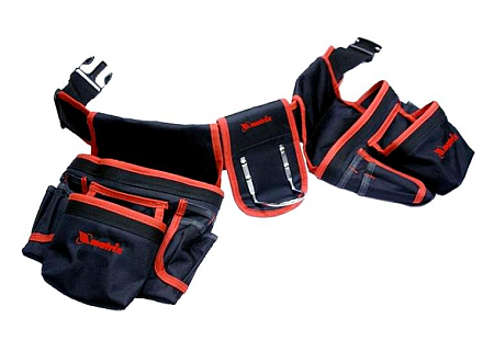 Сумка - пояс двойная, 20 карманов, держатель для молотка  MATRIX (24)