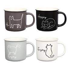 Кружка MILLIMI Пушистик  350 мл, фарфор, 4 дизайна