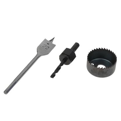 Набор для установки врезных замков, 22 мм/48 мм (перовое сверло/кольцевая пила) MATRIX (10)