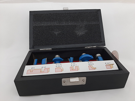 ЗУБР 6шт, набор профильных фрез по дереву(6)