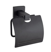 Бумагодержатель Zenfort коллекция "Квадро" закрытый, черный