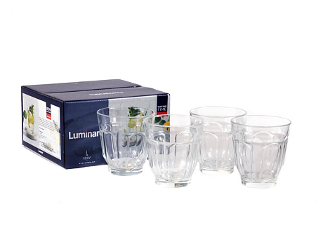 Набор стаканов ВРЕМЯ ДЕГУСТАЦИЙ ЛИМОНАД 250мл 4шт