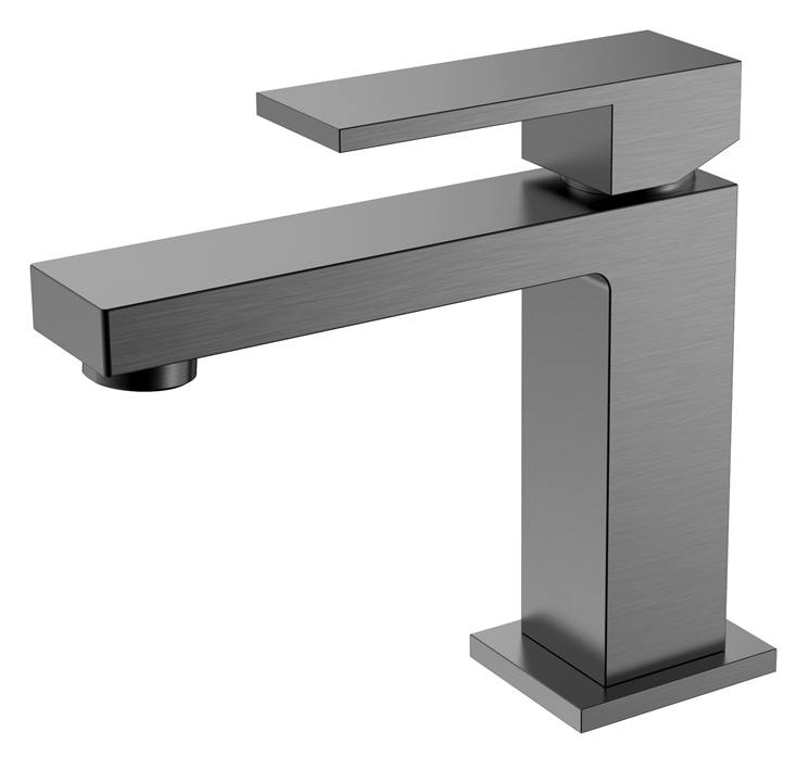 Смеситель для умывальника QUBIC Gun Metal