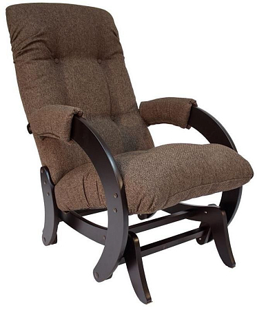 Кресло - гляйдер мод.68 (венге/Мальта -15) Ткань