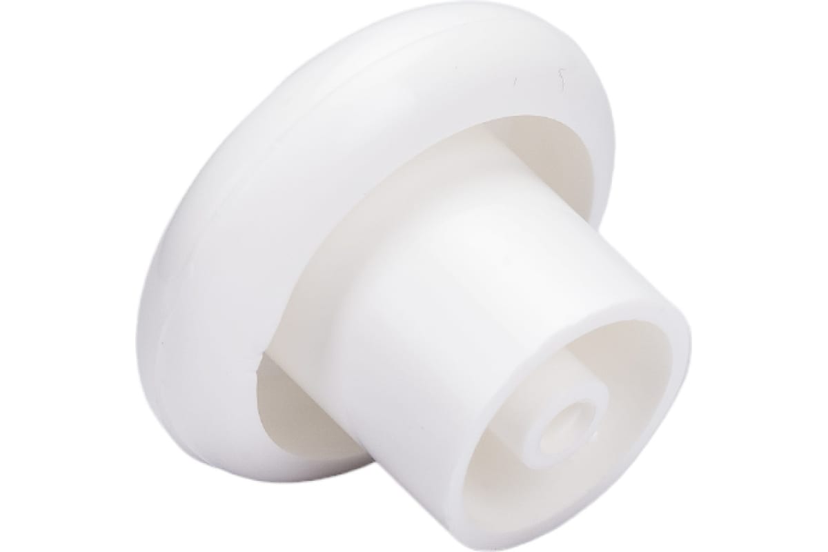 Ручка-кнопка мебельная d34 белый