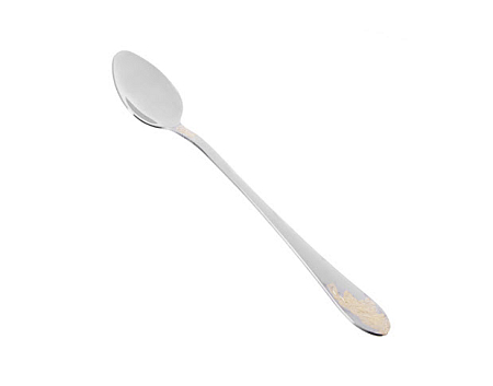 Ложка десертная, металл, 19,5см, 2 цвета, арт.1060