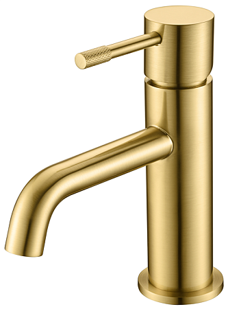 Смеситель для умывальника, Uno. Gold