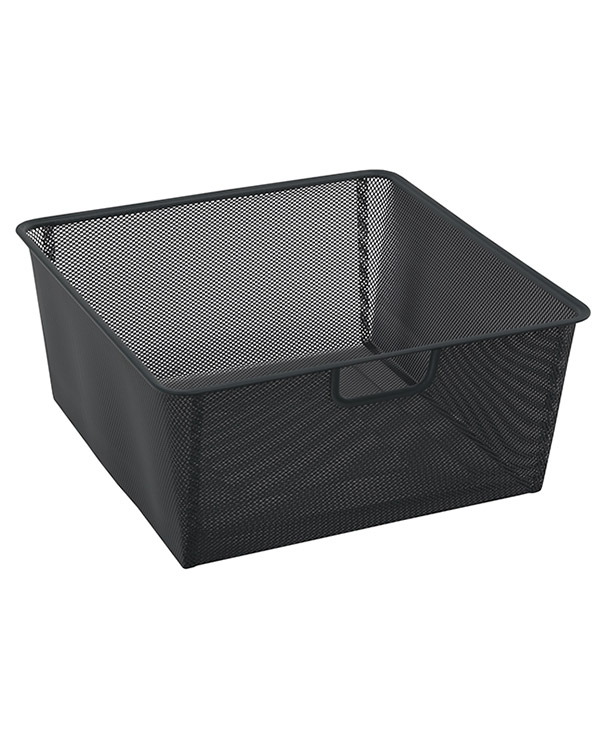 Корзина мелкосетчатая ПРАКТИК Home GBM 45х20, графит