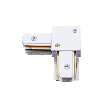 Соединитель для шинопроводов типа G однофазный L-образный UBX-Q122 G21 WHITE 1 POLYBAG (__)