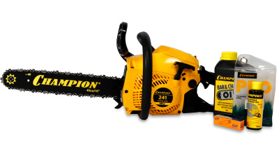Бензопила CHAMPION АКЦИЯ 241-16"-3/8-1,3-56 (1,8кВт 40см³ легкий старт 4,7кг) купить в интернет магазине Вегос-М в Ангарске