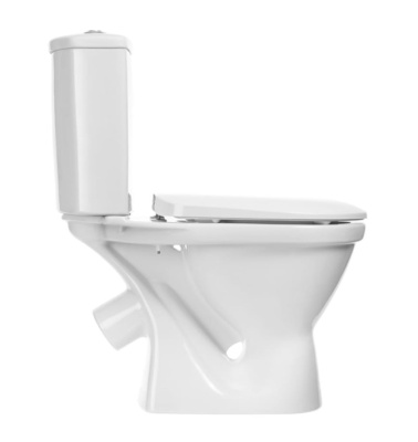 Унитаз компакт Santek Алькор   косой выпуск, антивсплеск, 2 - режима, сид. полипр купить в интернет магазине Вегос-М в Ангарске