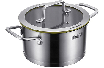 Кастрюля со стек. кр. 1,8л; 16х9 см Linea PALERMO																		