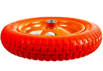 Колесо полиуретановое 3.00-8, длина оси 90мм, подшипник 20мм//Palisad (10)