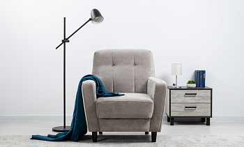 Арно Кресло для отдыха (Арт. ТК 563 Лаки 02 (серый жемчуг), Лаки 02 (серый жемчуг))