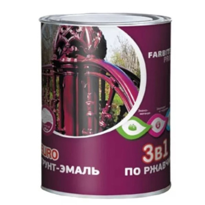 Грунт-эмаль по ржавчине Белый Профи 2кг Olecolor Глянц. (6) купить в интернет магазине Вегос-М в Ангарске