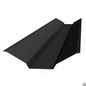 Планка ендовы верхняя 76*76*2000 (ПЭ-01-7024-0,45) серый графит