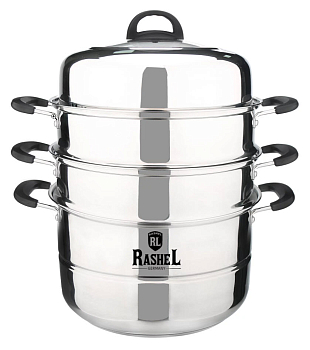 Мантоварка-пароварка, 4-х уровн., 30 см, нерж.ст