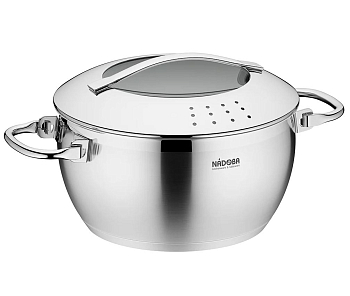 Кастрюля со стекл. крышкой, 16 см/1,4 л, NADOBA, серия MARUSKA							