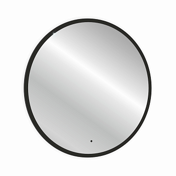 Зеркало "Monaco-BLACK" d770 (интерьерная подсветка, бесконтактный сенсор) (1)