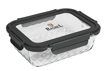 Контейнер из жаропрочн.стекла ,"Чешуя дракона",640 мл 