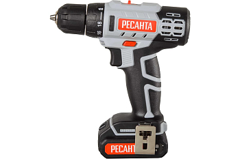 Дрель-шуруповерт акк. Ресанта ДА-14-2ЛК 14.4 В, 45 Нм, 2 Ач, 0-400/0-1400 об.мин, з/у, кейс