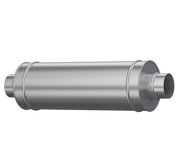 Шумоглушитель MDG D125 L0,6м оцинк.сталь ERA PRO (1)