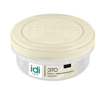 Банка 0,35л "Asti" с закр/кр Светло-бежевый (14) 221101825/01