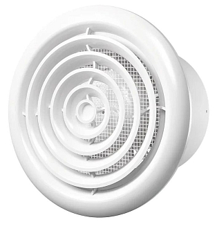 Вентилятор FLOW 4 С BB с круглой решеткой с двигателем на ш/подшип D 100 (20)